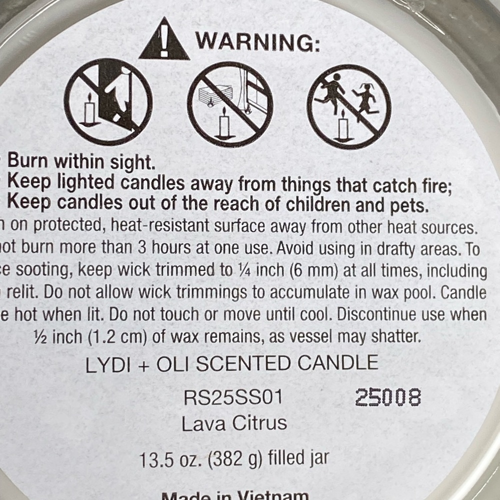 Lydi + Oli “My Last Nerve” Funny 2 Wick Candle With Lid - Picture 4 of 4
